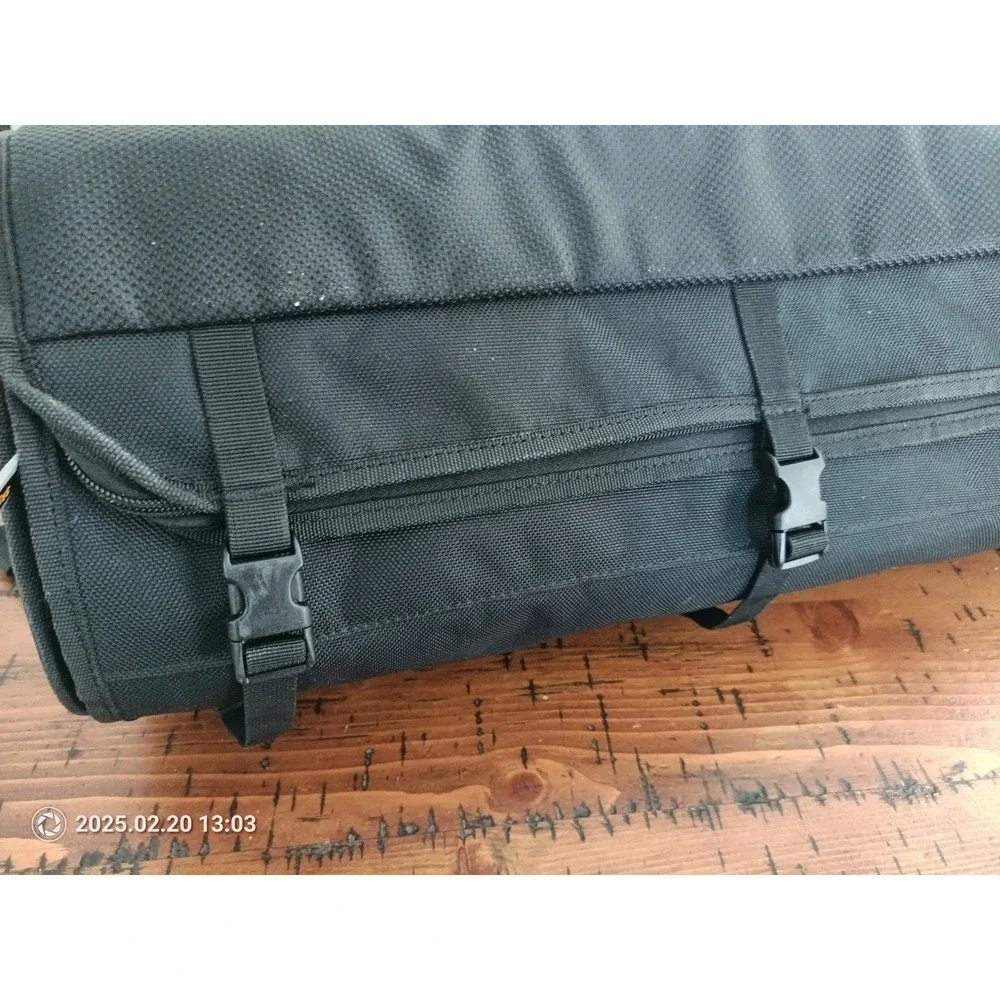 SkyRoll Black Nylon Garment Bag Compact Suit Travel Roll-Up Carry-On Luggage